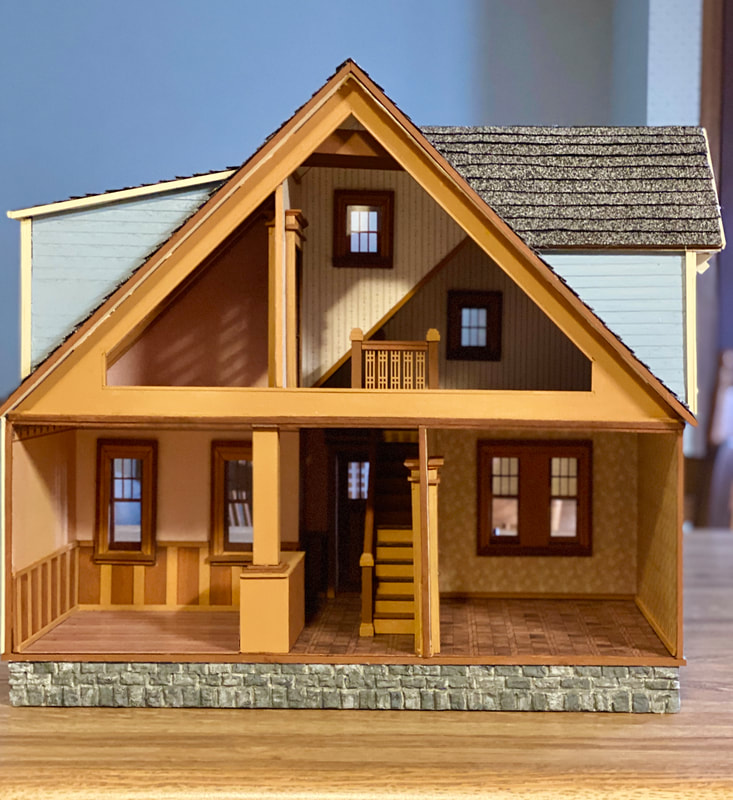 Craftsman Cottage Nana's Dollhouses and Miniatures