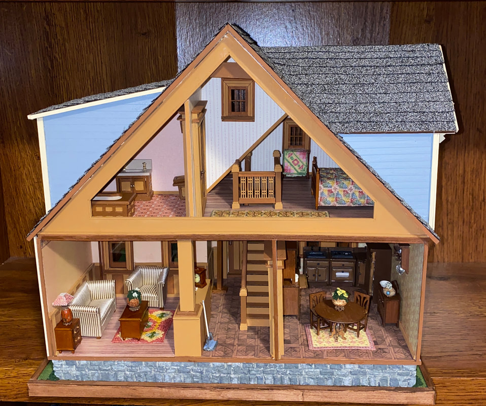 Craftsman Cottage Nana's Dollhouses and Miniatures