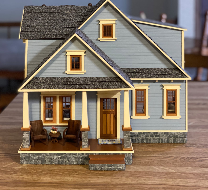 Craftsman Cottage Nana's Dollhouses and Miniatures