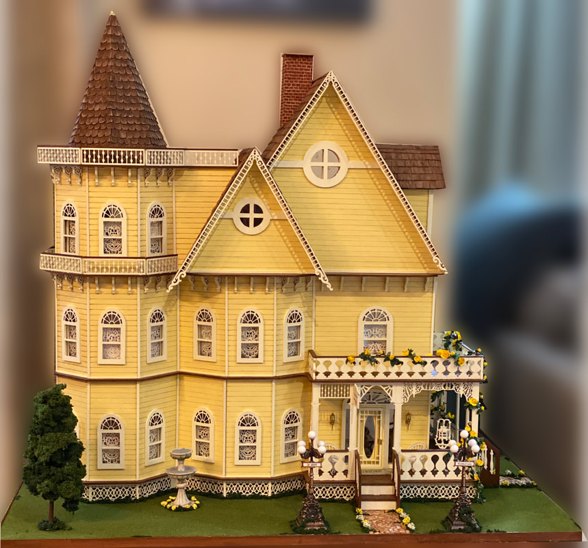 Yellow Rose Half Scale - Nana's Dollhouses and Miniatures