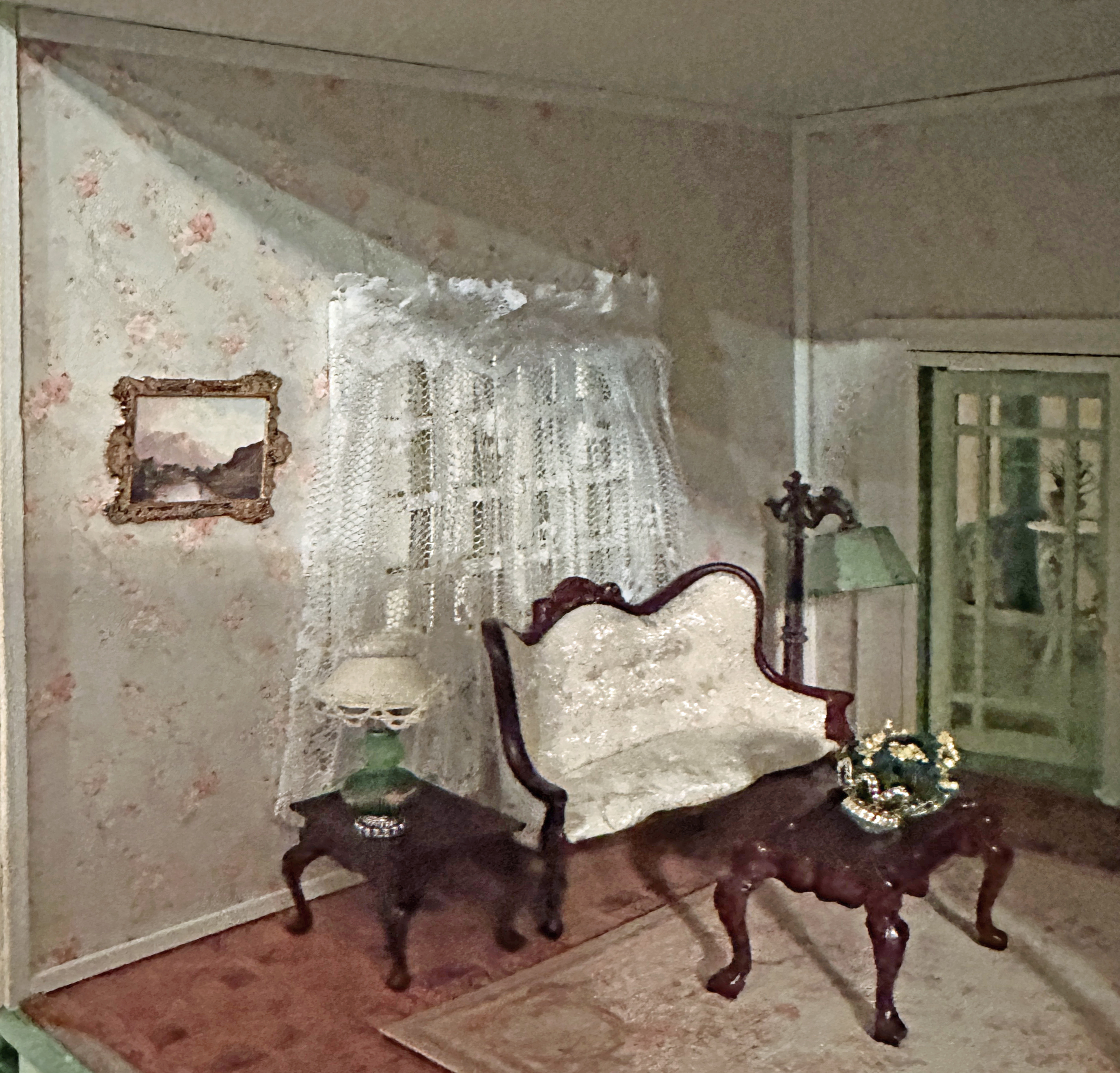 Peach Manor Sofa