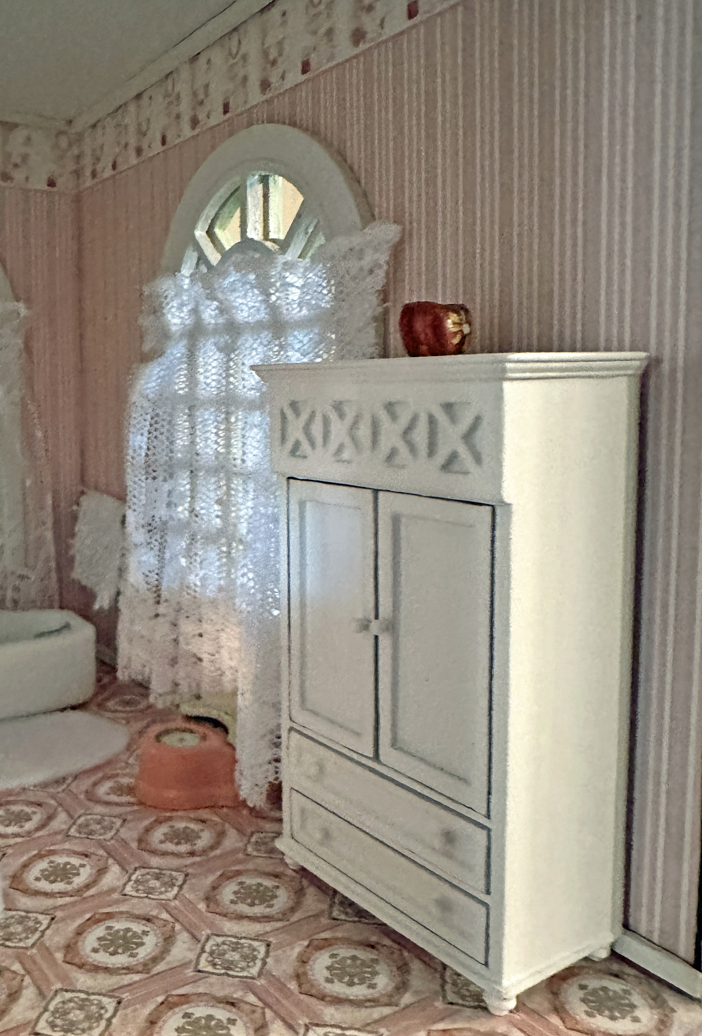 Peach Manor Bathroom